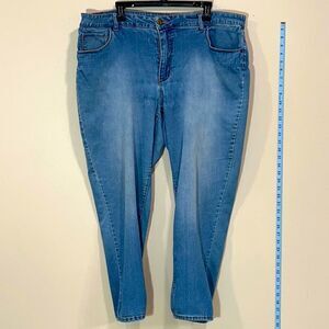 Faded Glory Plus Size Stretchy Jeans. Size 24W.